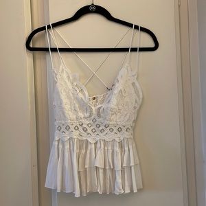 Free People Lace Top